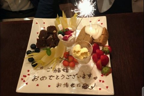 スイーツメニュー